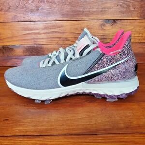 Nike Air Zoom‎ Infinity Tour Golf Shoes NRG M21 Gray Pink Mens 8.5 Wmns 10 New